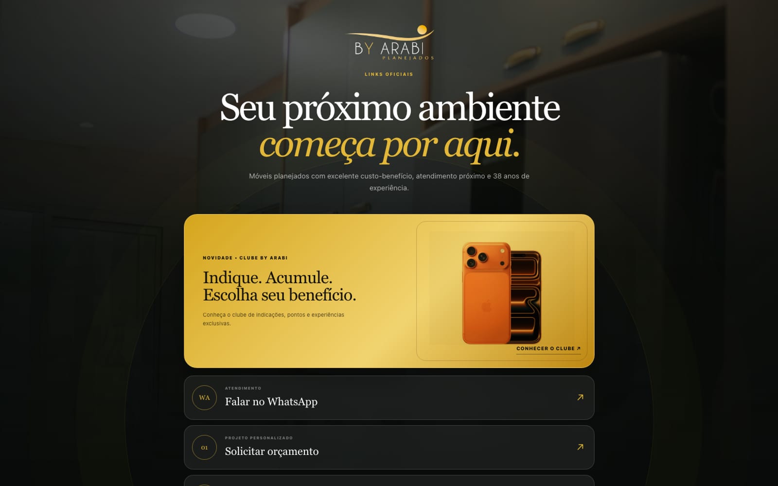 Digital ecosystem developed by Khaph for By Arabi Planejados in Brazil
