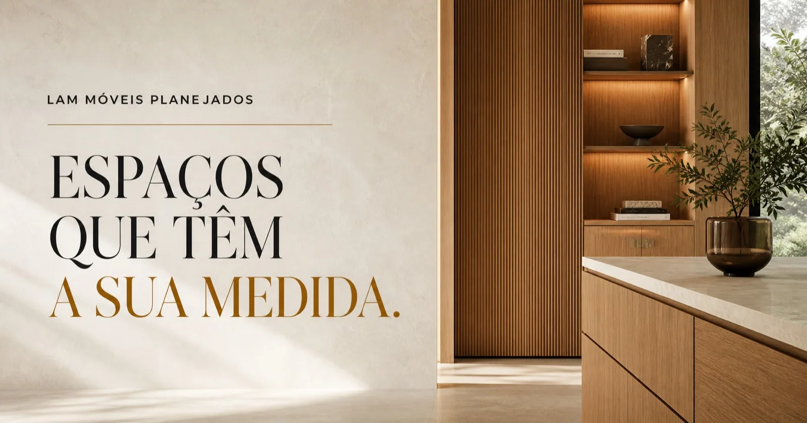 Site institucional da LAM Móveis Planejados desenvolvido pela Khaph